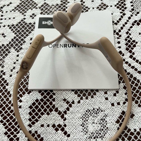 Shokz OpenRun Pro On-Ear Headphones - Tan - Picture 4 of 4